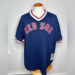 Mitchell and Ness Red Sox Batting Practice Jersey 1990 Ted Williams